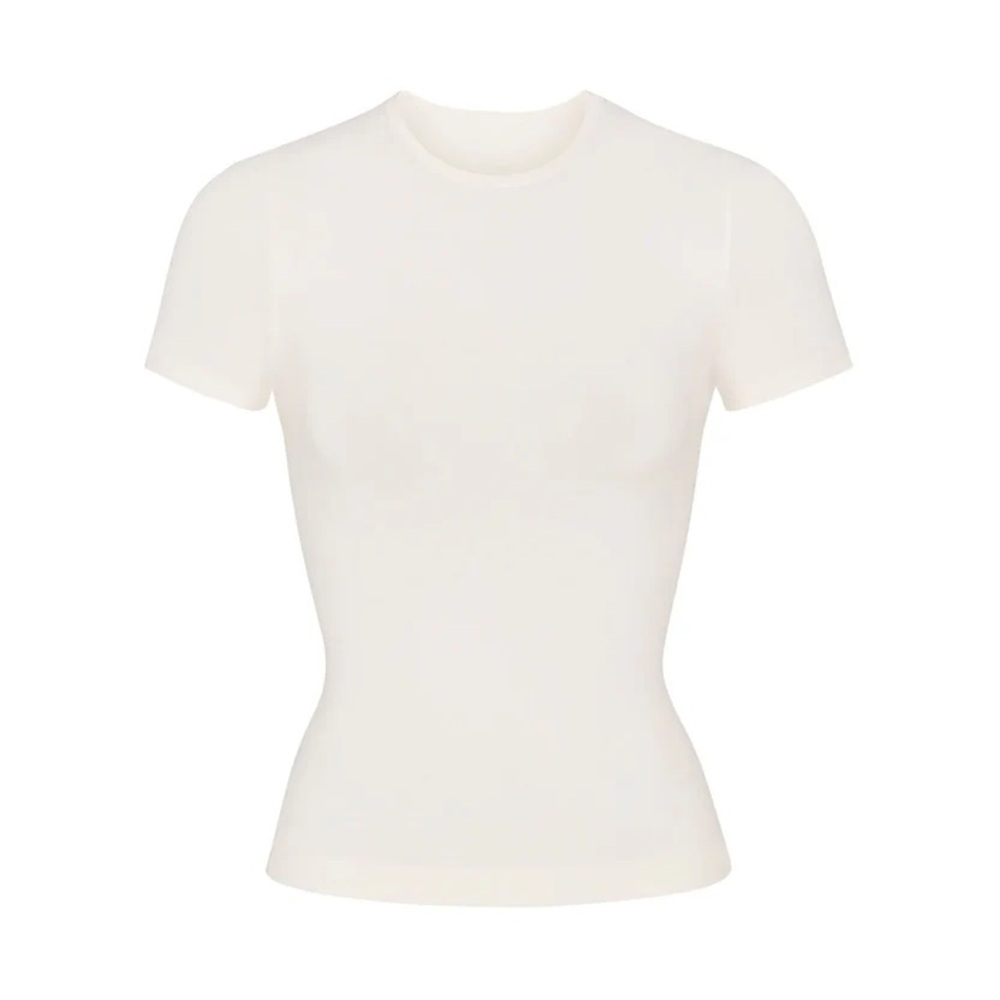 Skims white tee size small